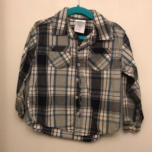 Toughskins 3t button down shirt, long sleeves